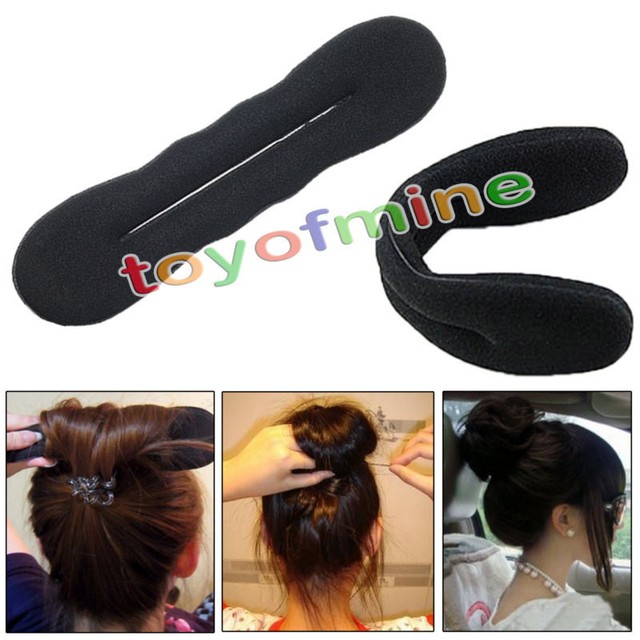 Magic Sponge Swirl Bun Clip Maker Former Foam Stick Twist Hair New Magic Sponge Swirl Bun Clip Maker Former Foam Stick Twist Hair Tools