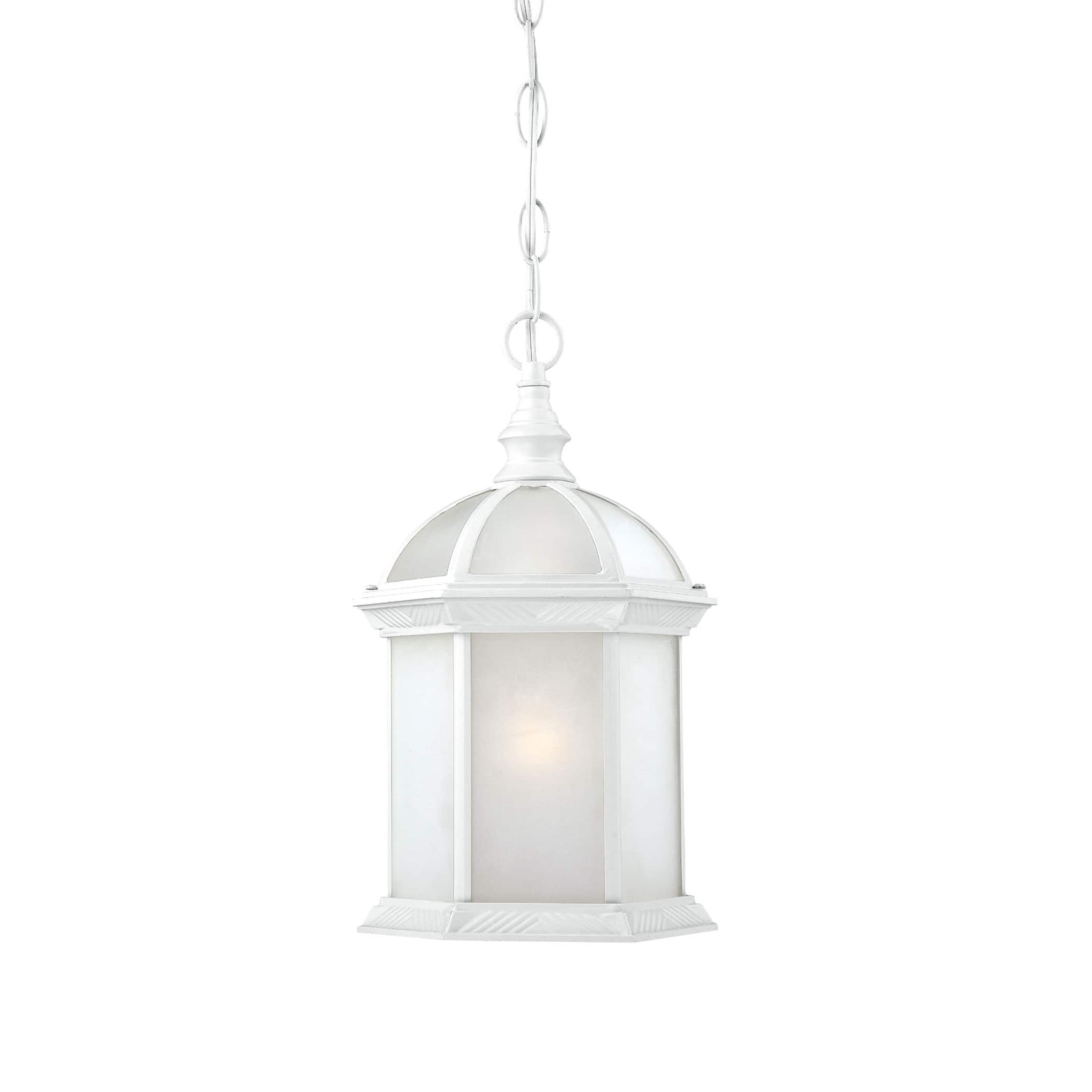 Nuvo Lighting 60 4997 Boxwood 1 Light 8 Inch White Outdoor Hanging Picture 1 Of