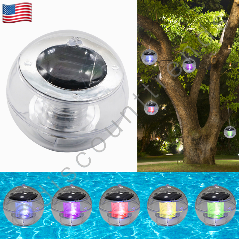 Outdoor Solar Color Changing Led Floating Lights Ball Pond Pool Path Picture 1 Of 4