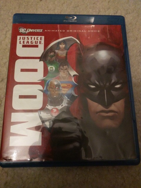 Justice League: Doom (Blu-ray Disc, 2012) No digital copy